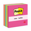 MMM6545PK - Original Pads in Poptimistic Collection Colors, 3" x 3", 100 Sheets/Pad, 5 Pads/Pack