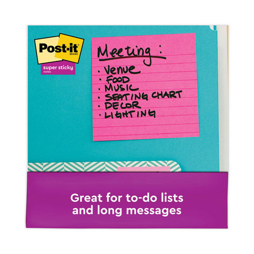 Post-it® Super Sticky Notes - Energy Boost Color Collection