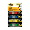 MMM6834 - Small Page Flags in Dispensers, 0.5 x 1.75, Assorted Primary, 35/Color, 4 Dispensers/Pack