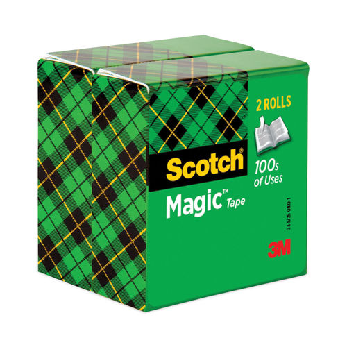 Scotch Transparent Tap - 72 yd Length x 1 Width - 3 Core - Long