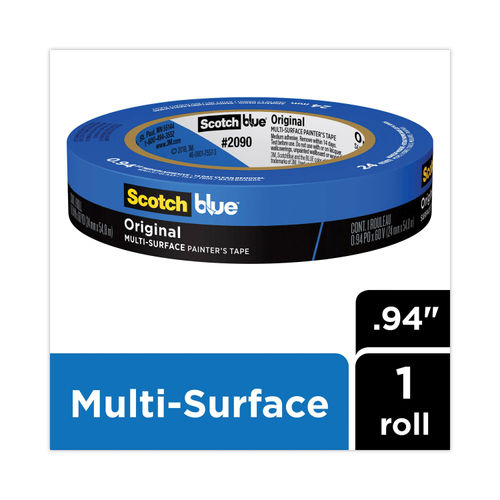 Scotch-Blue Painter`s Tape for Multi-Surfaces 2090, 2 in x 60 yd