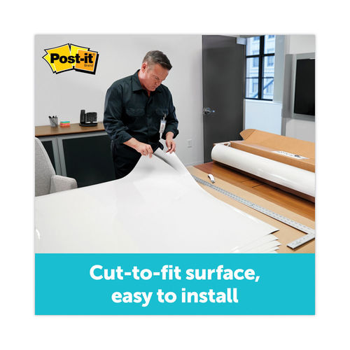 Post-it Dry Erase Surface 50 ft x 4 ft White