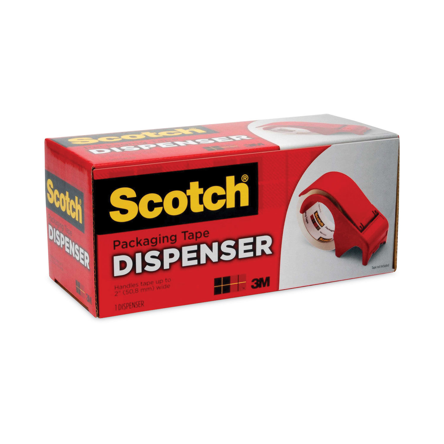 Compact and Quick Loading Dispenser for Box Sealing Tape by Scotch®  MMMDP300RD