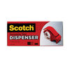 MMMDP300RD - Compact and Quick Loading Dispenser for Box Sealing Tape, 3" Core, For Rolls Up to 2" x 60 yds, Red