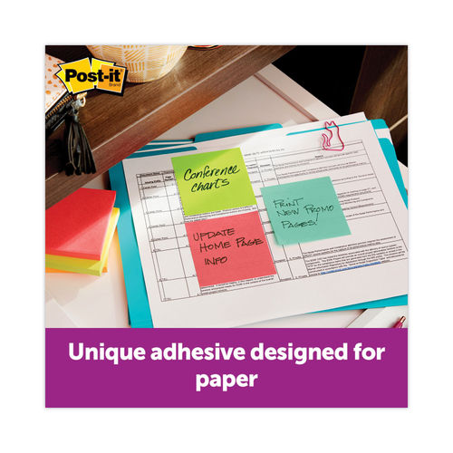 Post-it 3 x 3 Black Super Sticky Notes