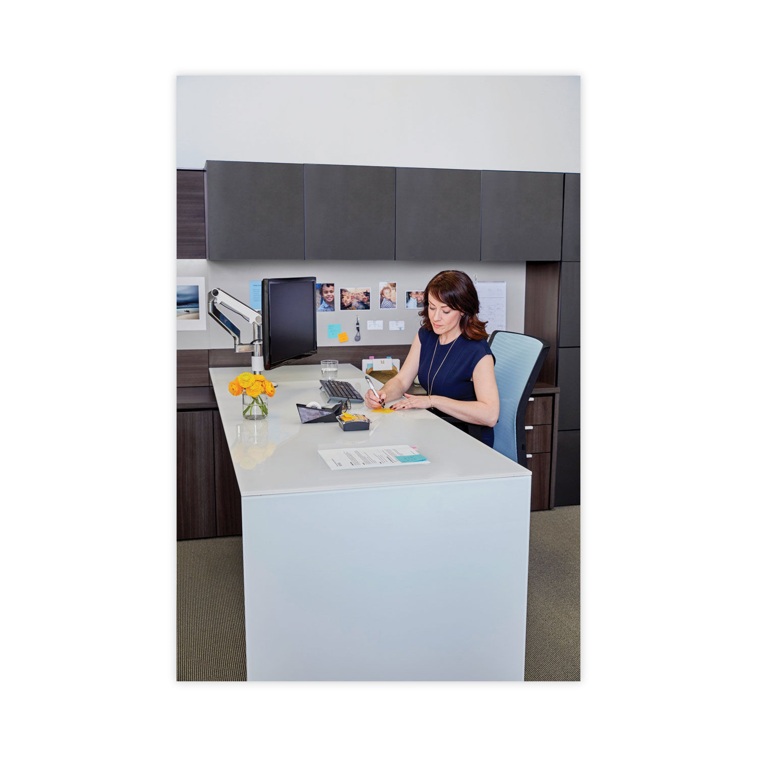 Clear Top Pop-up Note Dispenser by Post-it® Pop-up Notes MMMDS330BK