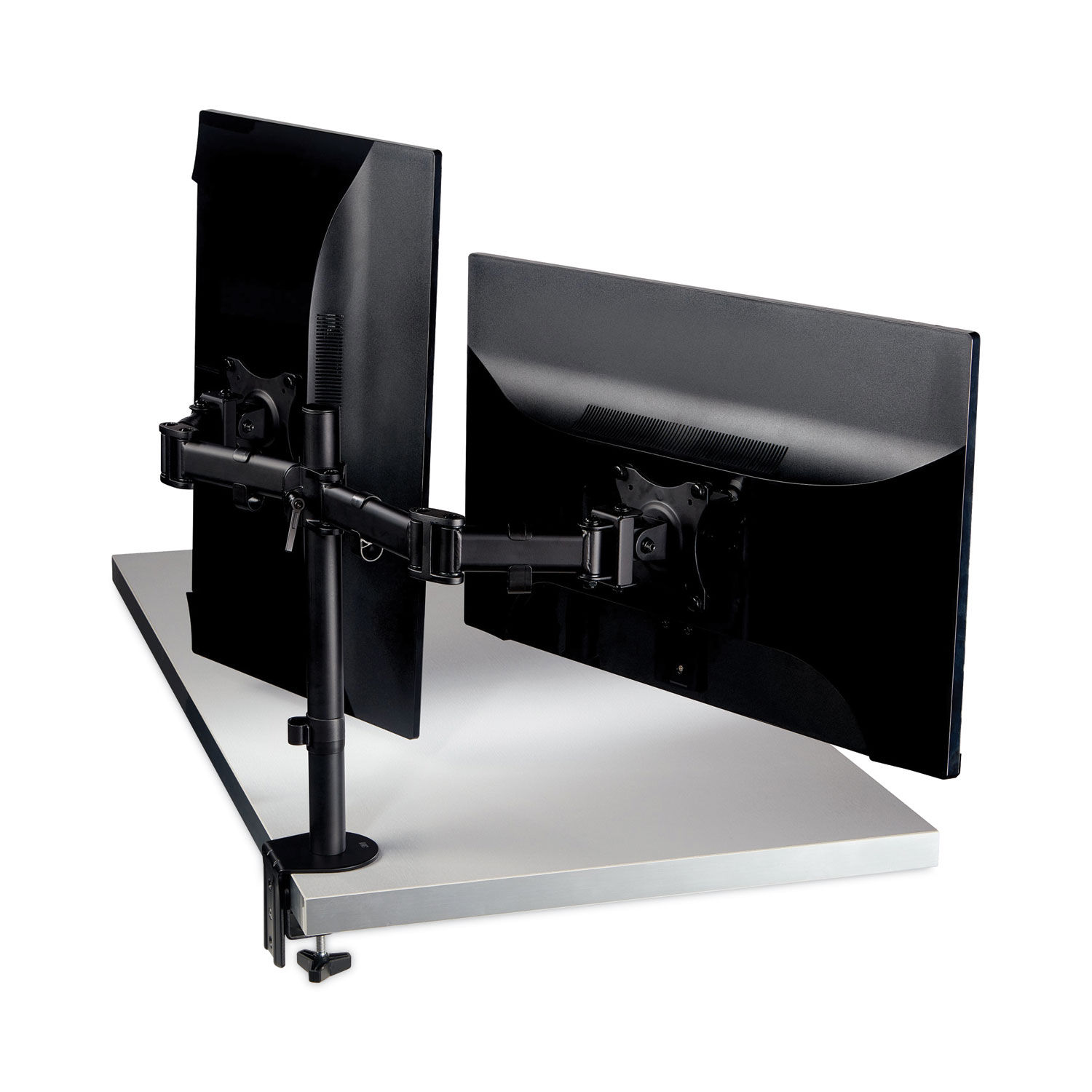 monitor arm 90 degree tilt