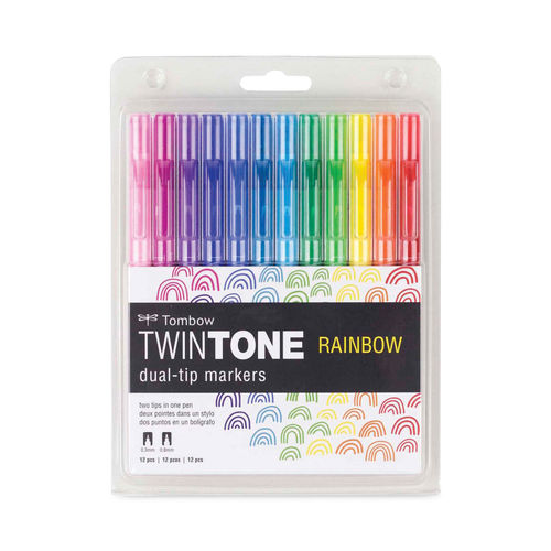 Tombow TwinTone Dual-Tip Markers - TOM61526