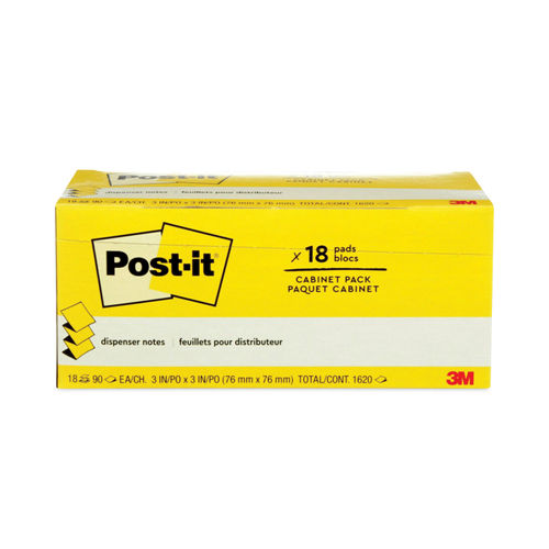 Post-it Super Sticky Notes Cabinet Pack, Marrakesh - 24 pack, 3 x 3 pads