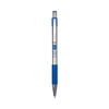 ZEB27122 - F-301 Ballpoint Pen, Retractable, Fine 0.7 mm, Blue Ink, Stainless Steel/Blue Barrel, 2/Pack