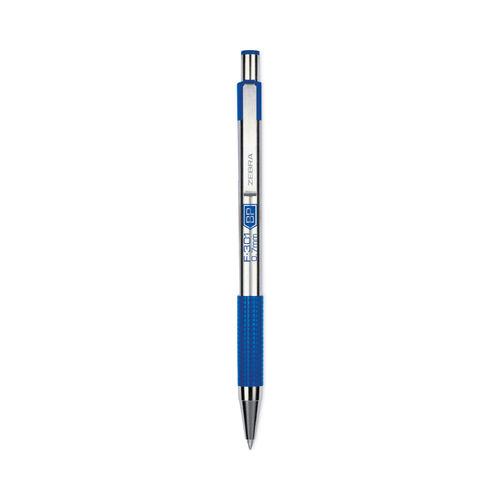Zebra Pen, Durable Stainless Steel, 3 Series, Gel Retractable, Black Ink - 2 pen