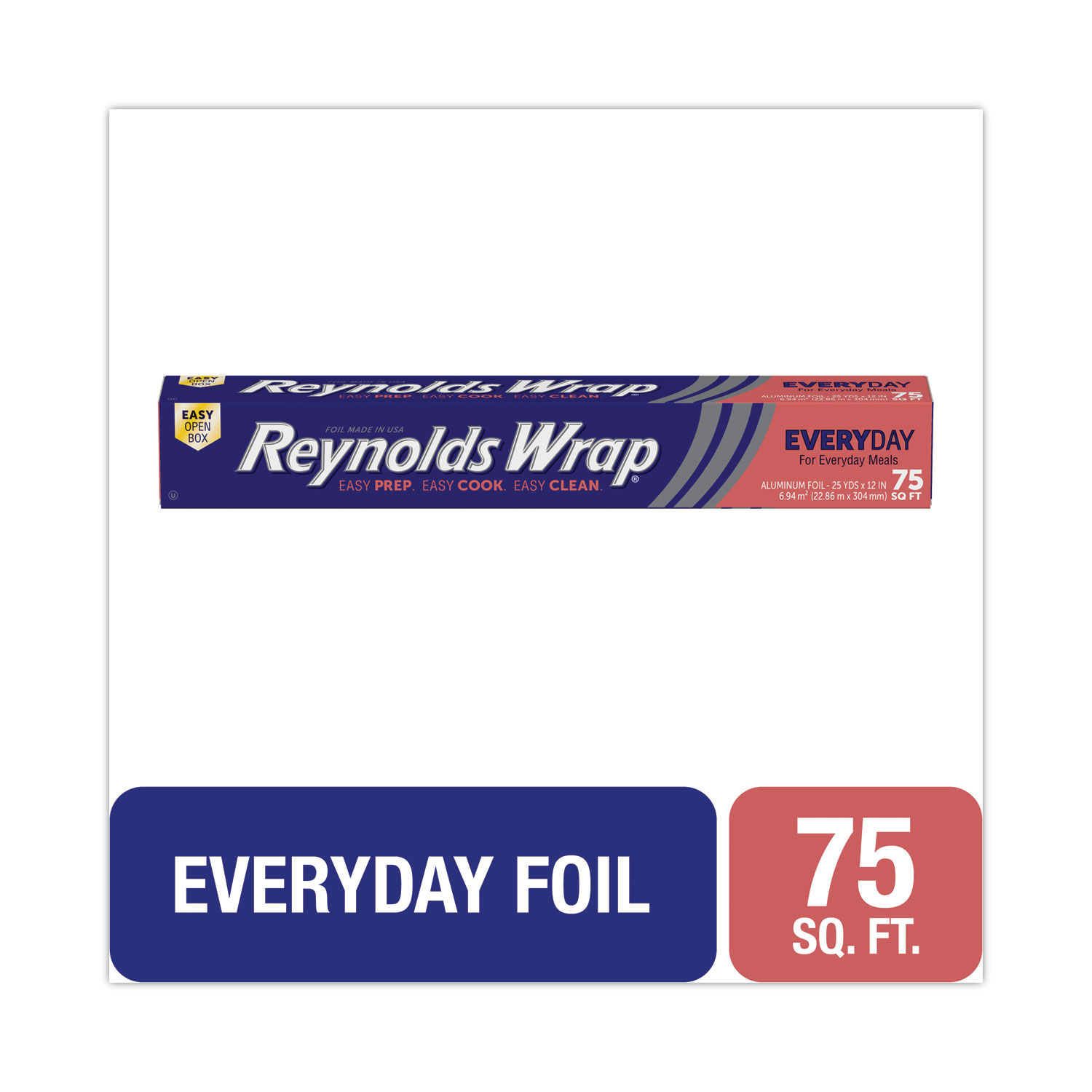 Reynolds Wrap Aluminum Foil, Heavy Duty, 50 Sq ft, (2 Pack)