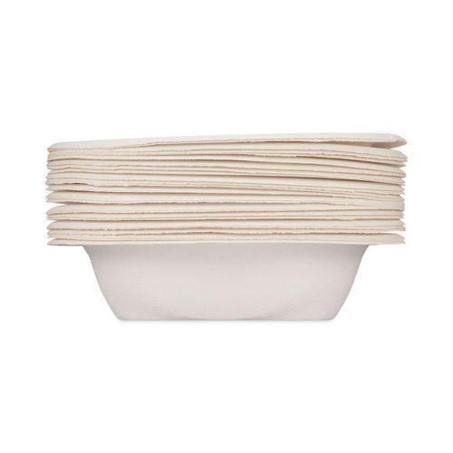 Hefty EcoSave Disposable Bowls, Made from Plant Based Materials, Heavy Duty  & Microwave Safe Paper Bowls, 25 Disposable Bowls Per Pack, 16 oz Each