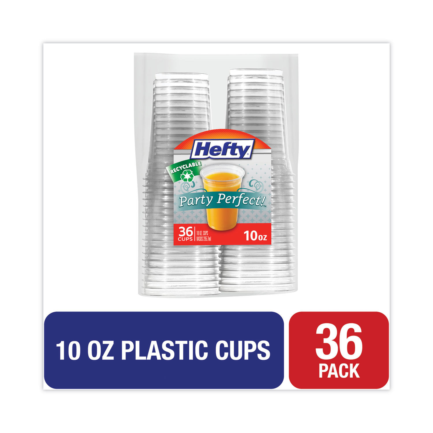 Hefty - Hefty, Party Perfect - Cups, 10 Ounce (36 count), Shop