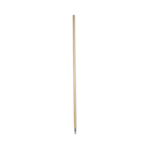 Metal Tip Threaded Hardwood Broom Handle by Boardwalk® BWK138 |  OnTimeSupplies.com
