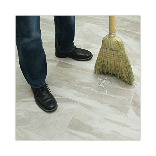 Maintenance Warehouse® Corn Broom W/ Wooden Handle (2-Pack)