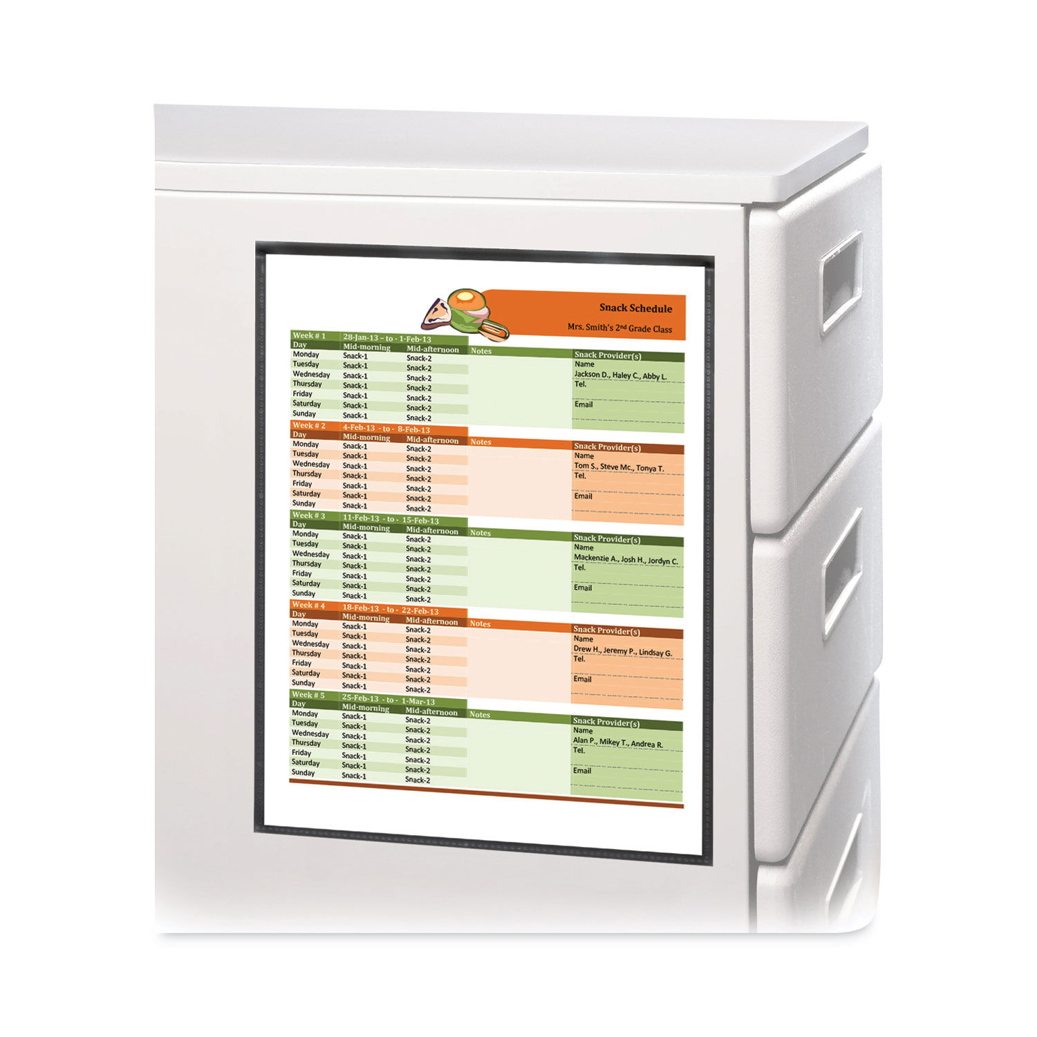 Cubicle Keepers Display Holders by CLine® CLI37911