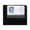 CLI70257 - Self-Adhesive Business Card Holders, Top Load, 2 x 3.5, Clear, 10/Pack