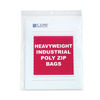 CLI47911 - Heavyweight Industrial Poly Zip Bags, 8.5 x 11, 50/BX