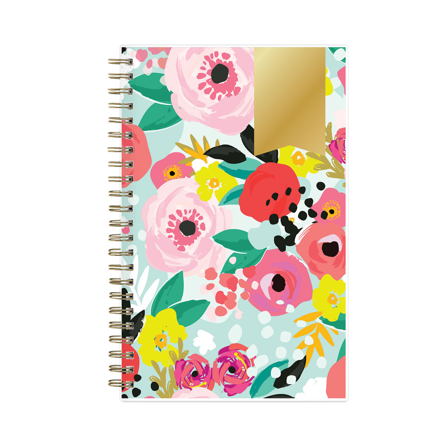 BLS140101 - Day Designer Secret Garden Mint Frosted Weekly/Monthly Planner,  11 x 8.5, Multicolor Cover, 12-Month (Jan to Dec): 2024