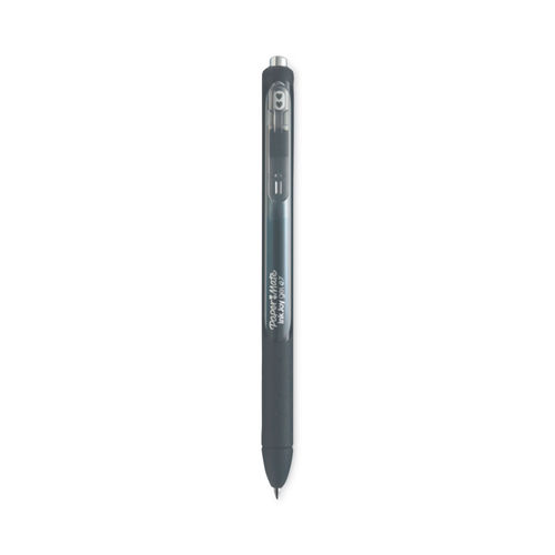 Paper Mate InkJoy Retractable Gel Pens Medium Point 0.7 mm Black Barrels  Black Ink Pack Of 3 - Office Depot