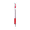 PIL32003 - EasyTouch Ballpoint Pen, Stick, Fine 0.7 mm, Red Ink, Clear/Red Barrel, Dozen