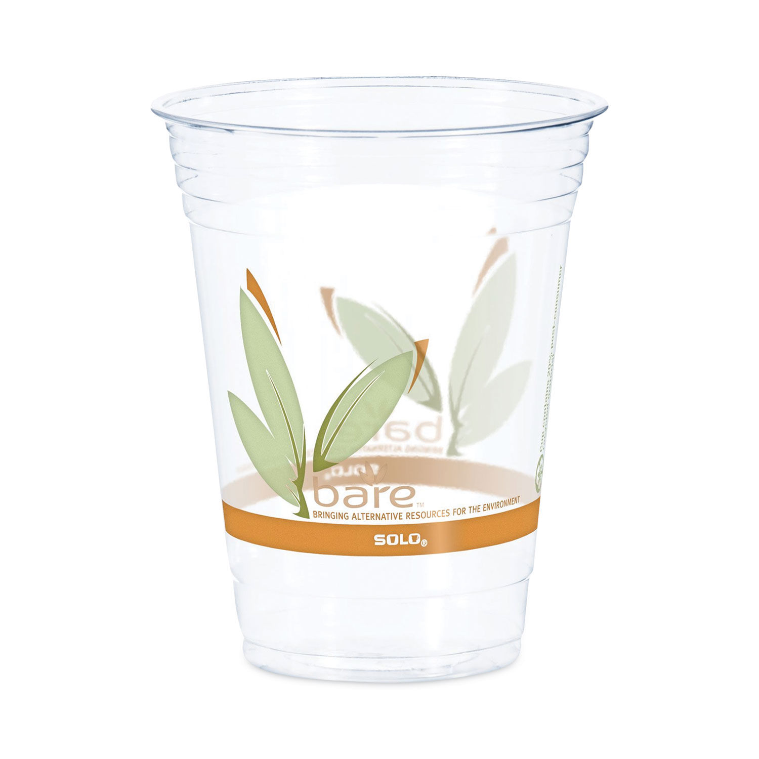 Dart Solo Ultra Clear Cups, Squat, 16-18 oz, PET, 50/Bag, 1000/Carton