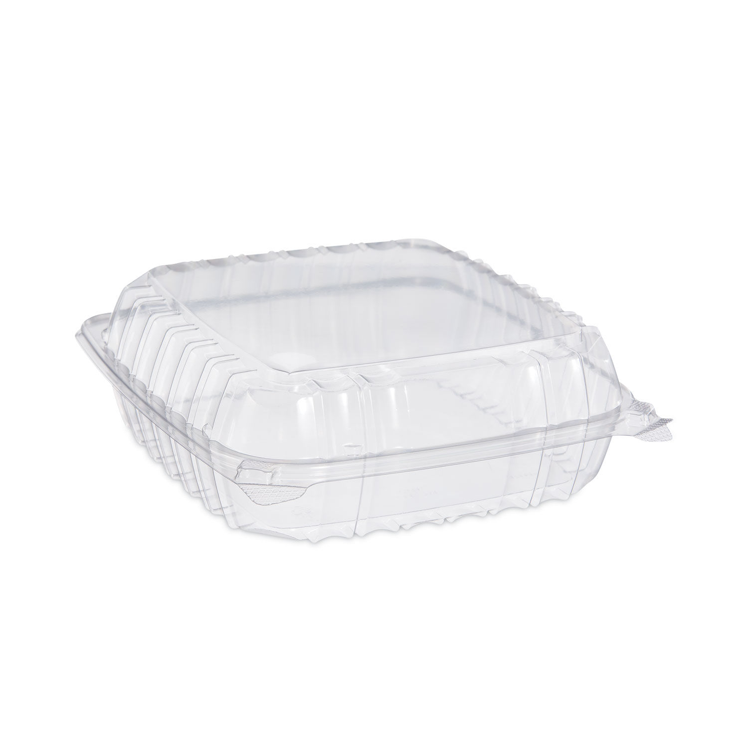 125-Pack) 6 x 6 x 3 Clear Hinged Lid Plastic Takeout To Go Box Container  New