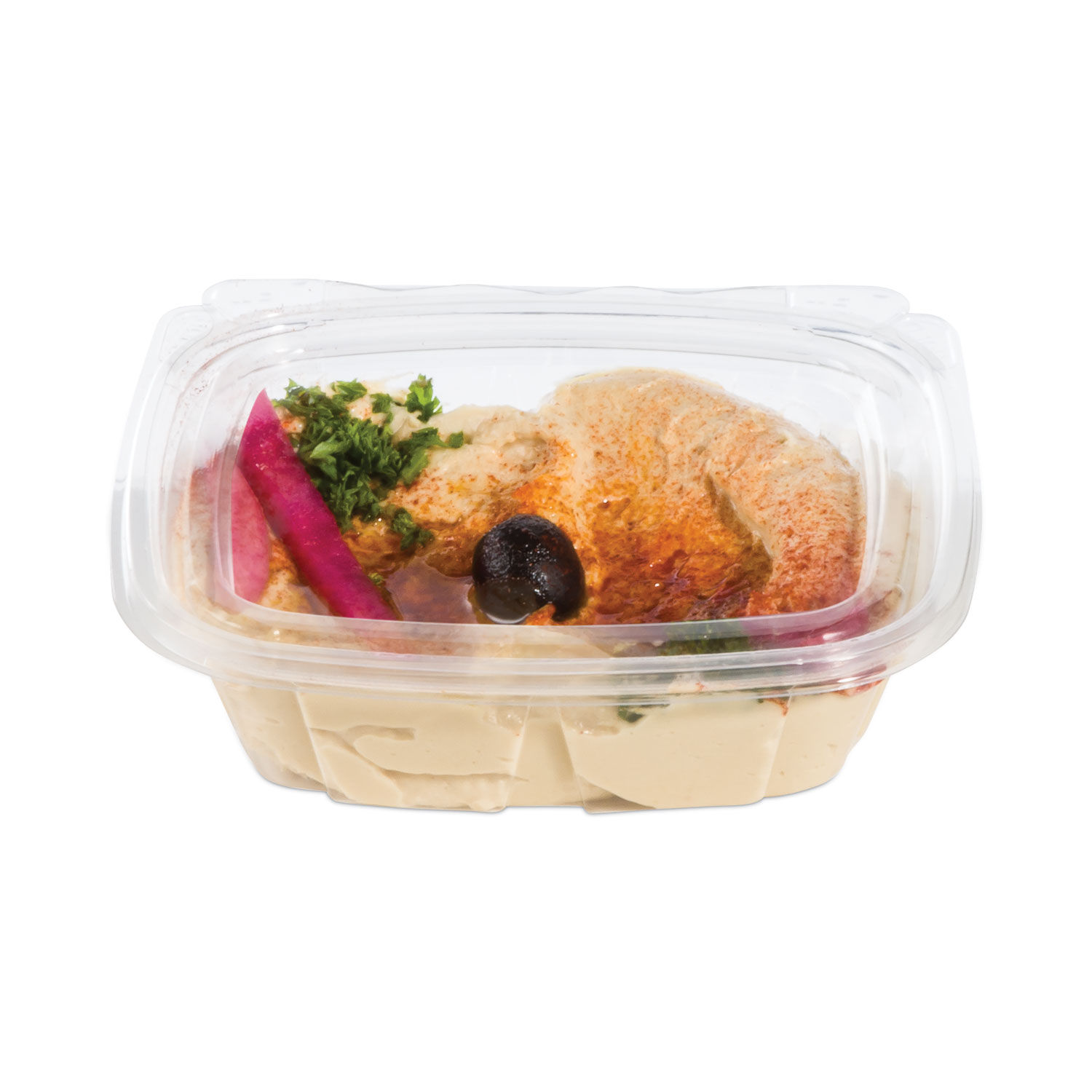 Dart Hinged Lid Carryout Food Containers 3 Compartments 2 516 H x 7 12 W x  8 D White Pack Of 200 - Office Depot