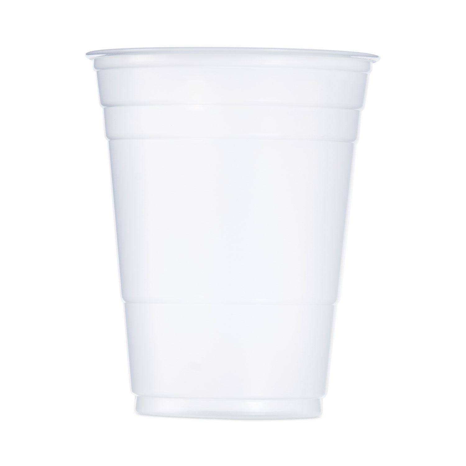 SOLO Cup Company Plastic Party Cold Cups, 16 oz, Clear, 100 pack