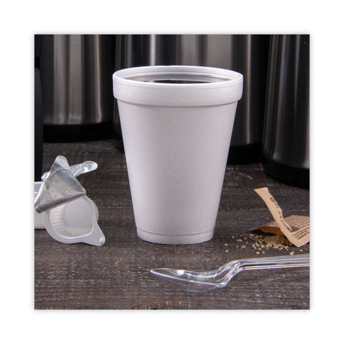 Dart 12J12 12 oz. White Foam Cup - 25/Pack