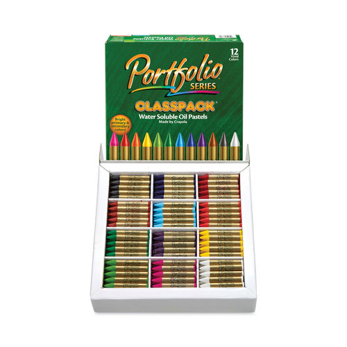 Crayola Portfolio Series Water Soluble Oil Pastels, Assorted Colors - 24 count