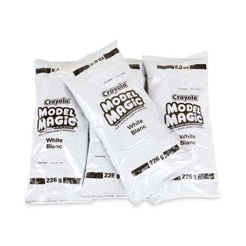 Crayola 1 oz Model Magic Modeling Compound, White, 75/Pack