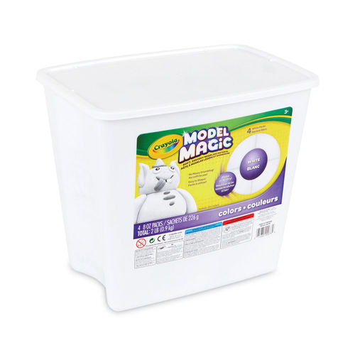 Crayola 1 oz Model Magic Modeling Compound, White, 75/Pack