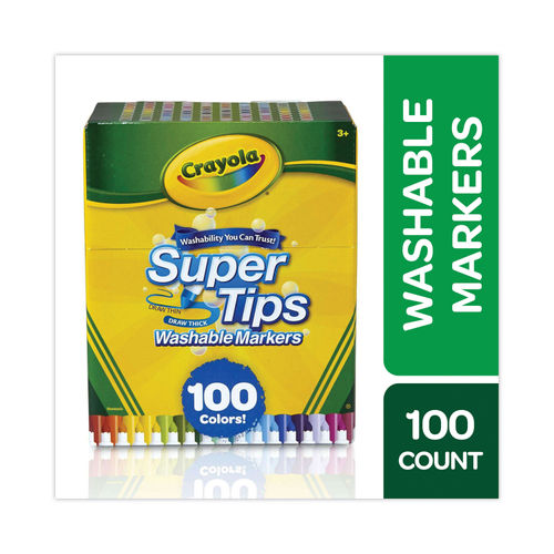 Crayola Supertips 10-color Washable Markers - Assorted