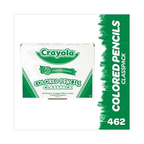 Crayola Colored Pencils, Bulk Classpack, Classroom Supplies, 12 Assorted  Colors