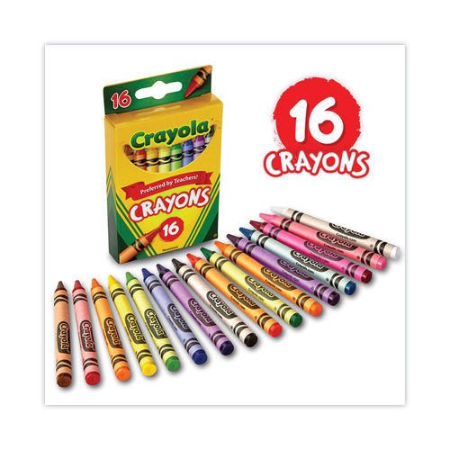 Crayola Standard Crayons Assorted Colors Box Of 120 Crayons - Office Depot
