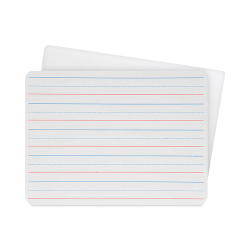 White Dry Erase Lapboards - 12-Pack Double Sided Plain and Lined