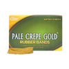 ALL20195 - Pale Crepe Gold Rubber Bands, Size 19, 0.04" Gauge, Golden Crepe, 1 lb Box, 1,890/Box