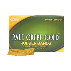 ALL20195 - Pale Crepe Gold Rubber Bands, Size 19, 0.04" Gauge, Golden Crepe, 1 lb Box, 1,890/Box