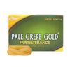 ALL20645 - Pale Crepe Gold Rubber Bands, Size 64, 0.04" Gauge, Golden Crepe, 1 lb Box, 490/Box