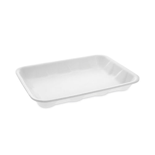 Supermarket Tray, #1014 Family Pack Tray, 13.88 x 9.88 x 1, White, Foam,  100/Carton