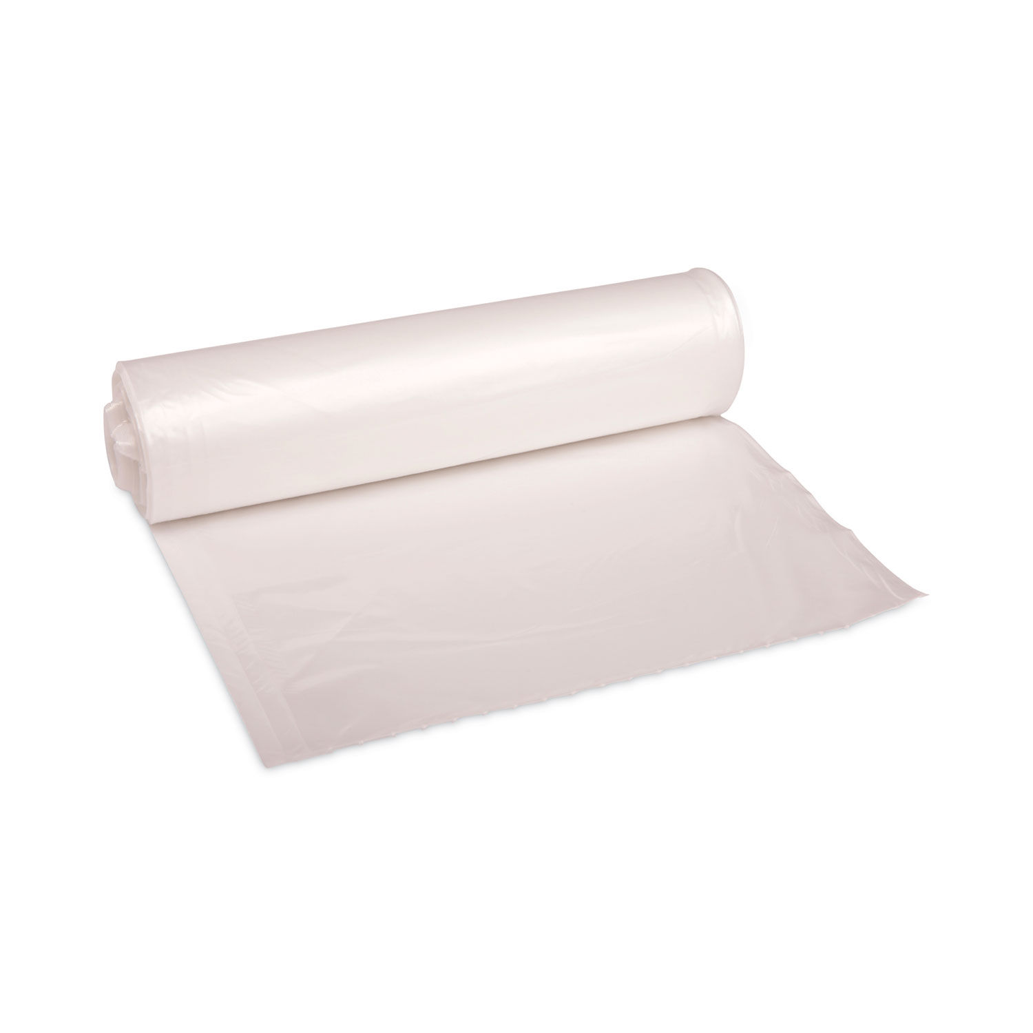 High-Density Can Liner, 40x46, 45gal, 19mic Equiv., Natural, 25