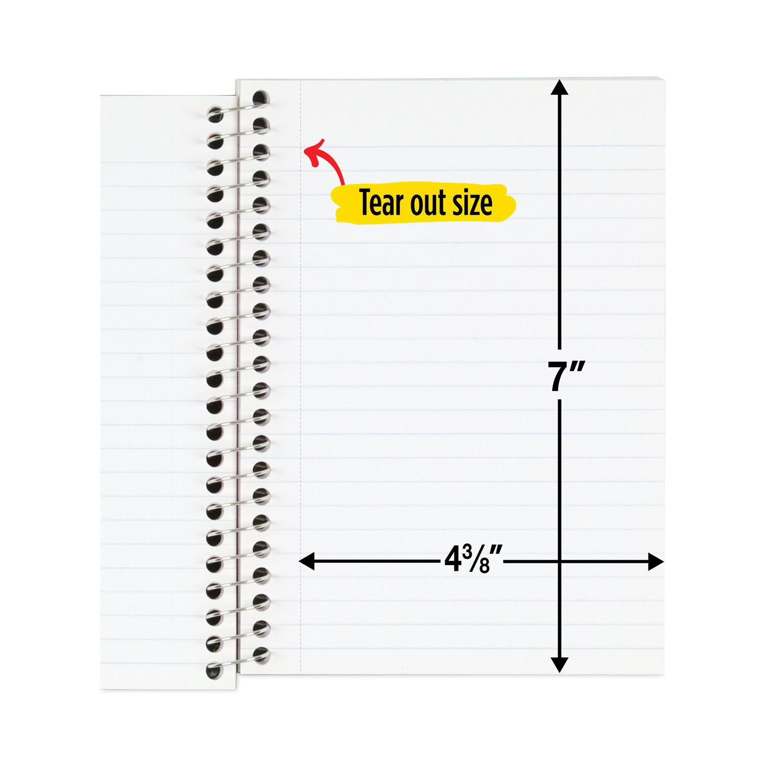 Wirebound Notebook with Two Pockets by Five Star® MEA45484 