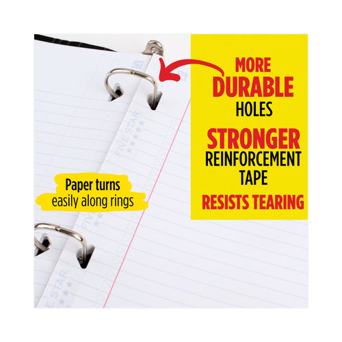 Five Star Reinforced Filler Paper, 11 x 8.5, College Ruled - 100 pack