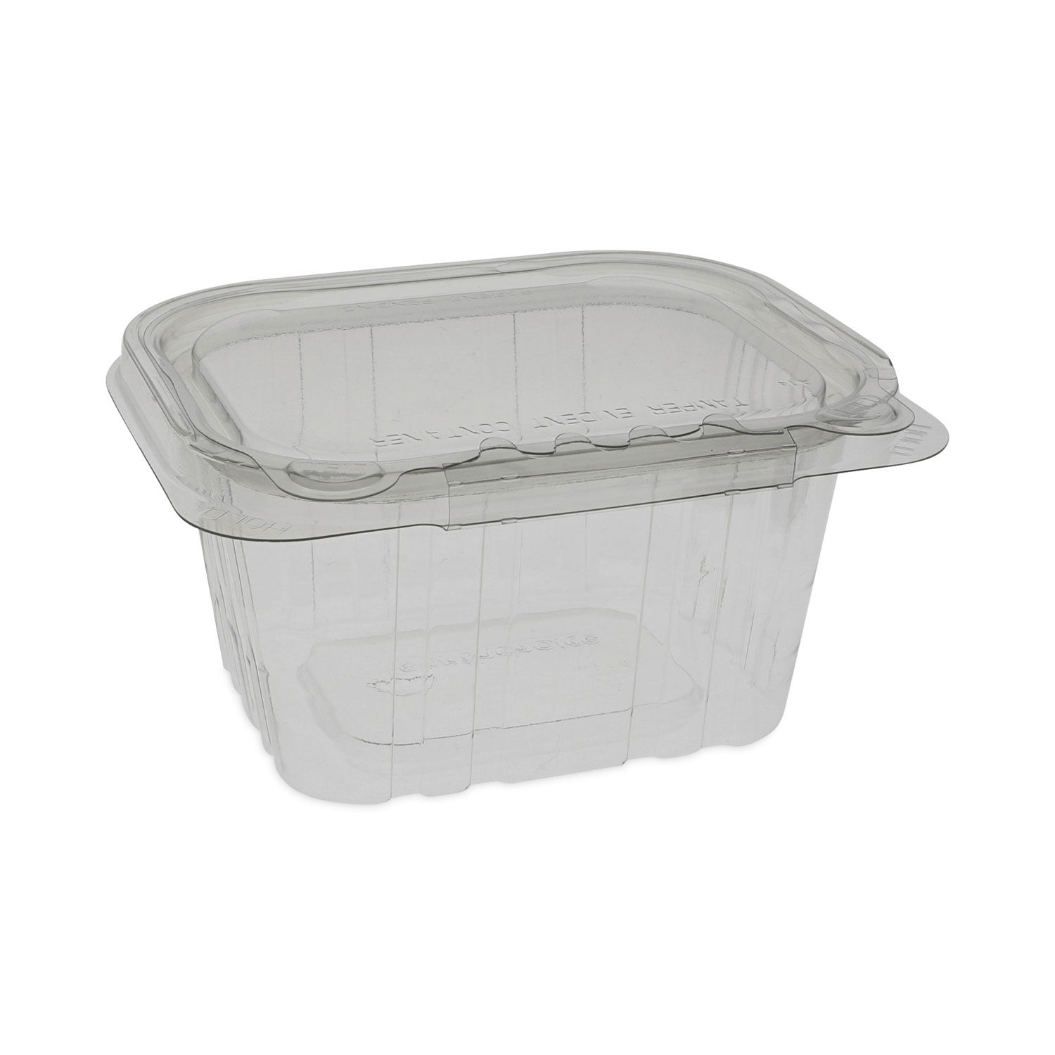 Plastic Deli Container with Lid, 24 oz, Clear, Plastic, 240/Carton