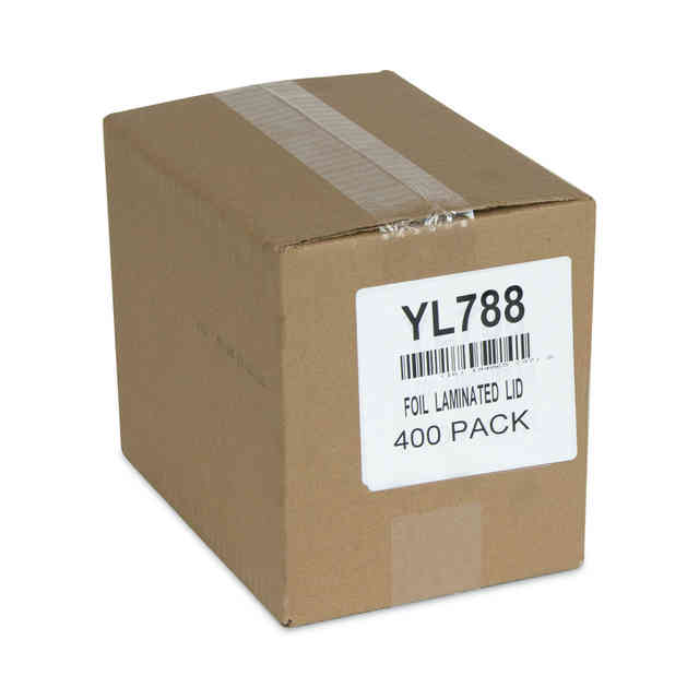 Aluminum Take-Out Container Lid, Loaf Pan Lid, 8.4 x 5.9, White/Aluminum, 400/Carton Aluminum Take-Out Container Lid, Loaf Pan Lid, 8.4 x 5.9, White/Aluminum, 400/Carton