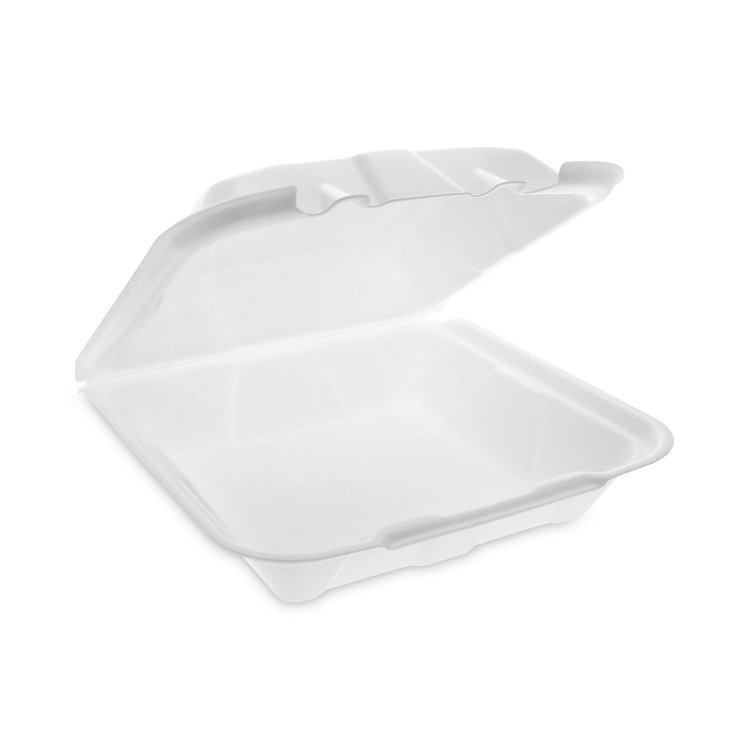 Styrofoam Clamshell Takeout Container for Single Meal