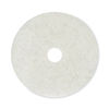 BWK4020NAT - Natural Burnishing Floor Pads, 20" Diameter, White, 5/Carton