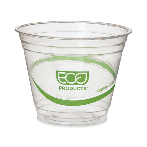 50 Pack] 20 oz Clear Plastic Cups with Flat Lids, Disposable Iced